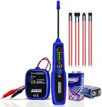ATOBLIN Automotive Wire Tracer Electrical Open & Short Finder Circuit Tester Wire Breaker Finder Fault Probe Kit Cable Toner Wire Tracker Continuity Test for DC 6-42V