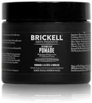 Brickell Men's Products Hair Styling Clay Pomade For Men, Natural & Organic with Strong Hold & Matte Finish, Product for Modern Hairstyles, 2 Ounces, Scented
