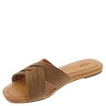 UGG Women's W Kenleigh Slide Sandal, Chestnut, 5 UK