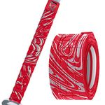 Franklin Sports Gator Grip - AW5000 Gator Grip - Baseball Bat Grip Tape - Red/Chrome, 1.2mm