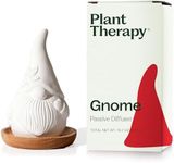 Plant Therapy Gnome Passive Diffuser, Porous, Unglazed Gnome & Natural Beech Wood Base, Add Essential Oils for a Soft Scent, Fun & Cheerful Holiday Décor