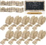 codree 10 Rolls Ruffled Bulletin Board Borders- 2" x 79.2" Burlap Bulletin Board Trim- DIY Ruffled Burlap Decorative Border Trims Crafts for School Classroom Office Farmhouse Decoration (Total 792")
