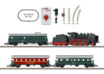 Märklin Model Railway Starter Pack 81874 "Museum Passenger Train with Steam Train BR 24 - Locomotive Track Z, 24 cm, Made of Metal with Plastic Tender, from 15 Years