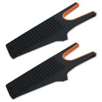 Boot Puller Boot Jack Non-Staining Rubber Grip Sturdy Shoe Boot Remover Cowboy Waders Work Boots without Bending Over (Orange-2 pieces)