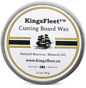 KingsFleet - Cutting Board Wax | 3.2oz | Conditioner - Canadian Made - Food Safe - Simple and Effective Ingredients