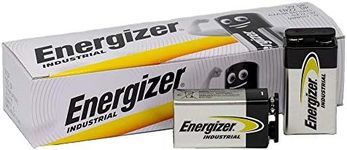 Energizer 9 Volt Industrial Alkaline Battery (Pack of 12)