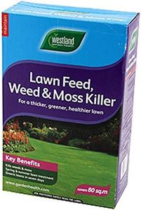 LAWN FEED, WEED AND MOSS KILLER COVER 80 Sq Mtr