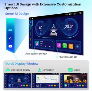 XTRONS 9-Inch Android Car Stereo – Touchscreen Multimedia Head Unit