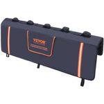 VEVOR Tailgate Bike Pad, 53" Truck Tailgate Pad Carry 5 Mountain Bikes, Tailgate Protection Pad with Reflective Strips and Tool Pockets, Tailgate Pad with Camera Opening for Mid-Size Pickup Trucks