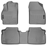 Husky Liners 98922 Custom Fit WeatherBeater Molded Front and Second Seat Floor Liner for Select Toyota Prius Models (Grey)