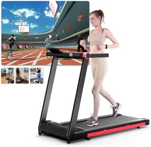 Superun Treadmills for Home Foldable, Raceable Folding Treadmill Suitable for High-Tech Equipment, MAX 158KG Incline Treadmill with APP Control, Door to Door Delivery Running Machine