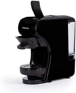 CREATE / POTTS STYLANCE/Cafetera multicápsula express y café molido Negro / 19 bar, programable, ligera y compacta, tanque 600ml, sistema Thermoblock, apta para café en todos sus formatos, 1450 W
