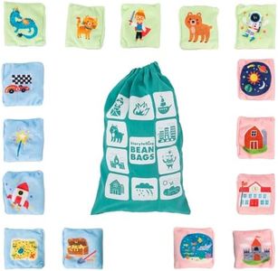 Learning Resources Story Starter Bean Bags Ages 3+ Learn to Tell Stories, Bean Bags for Throwing, Sensory Bean Bags for Fumbling, Teaching Resources, Vocabulary Games