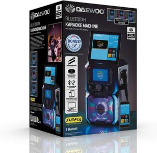 Daewoo Bluetooth Karaoke Machine – Portable Wireless Speaker System