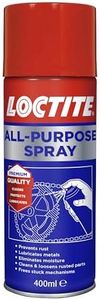 Loctite All purpose spray cleaner for Home & Auto Maintenance, Rust&Stain remover, Cleans Chimney & Sticky Residue,lubricates rusty locks and surfaces, Ideal for Home, Kitchen, Automotive,DIY (400 ml)