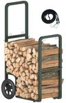 Ardier Firewood Log Cart Carrier, Green