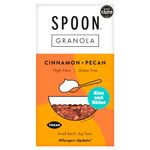 Spoon Cereal Cinnamon and Pecan Granola - All Natural, No Refined Sugar, High Fibre, Gluten Free, Vegan Breakfast Cereal, 5 x 400 g