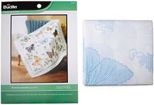 Bucilla Stamped Cross Stitch Lap Qu