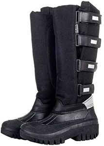 HKM Thermo Mucker Riding Boots - Black, Size UK 5/EU 38