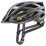 uvex City i-vo MIPS - Lightweight City Bike Helmet for Men & Women - MIPS System - incl. LED Light - Titan Matt - 52-57 cm