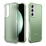 CYRILL Polycarbonate Spigen Ultrasheer Compatible With Samsung Galaxy S23 Fe Case Clear (2023) Semi-Transparent Matte Frosted Back With Glossy Bumpers And Corner Protection Slim Fit Profile - Kale