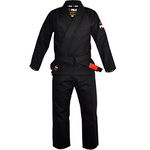 Fuji Summerweight BJJ Uniform, Black, A3