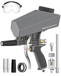 InoKraft Portable Sandblaster Gun Kit with Oil-Water Separator & Extension Nozzle,Mini Sandblaster for Rust & Paint Removal, Compatible with Aluminum Oxide, Sand, Walnut Shell & Soda