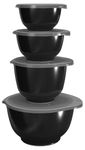 Rosti Precision Craft Mixing Bowl Set 4 Pcs Elevate Your Culinary Experience Stylish Nesting Bowls for Effortless Cooking and Baking, ZD-245068