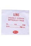 Pasco Convex Lens Diameter 50MM & Focal Length: 15CM (Pack of 2)