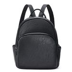 Telena Backpack Purse for Women Designer Cute Mini Leather Backpack Causal Travel Shoulder Bags Rough Black