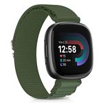 Alpine Loop Bands Compatible with Fitbit Sense/Versa 3 / Versa 4 / Sense 2 Band, Sport Nylon Solo Loop Rugged Strap with Titanium G-Hook for Fitbit Sense/Versa 3 / Versa 4 / Sense 2 Wristbands