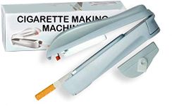 Cigarette Roller Machine Easy Tobacco Injector Manual Cigar Tube Filling Operator Mini Portable Filler Rolling Handy Tool - Make Your Own Cigarette, Grey, 15.4 x 5.2 x 4.6 cm