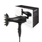 Curlsmith Defrizzion Travel Edition Dryer | Hair Dryer with XL Diffuser for Curly, Wavy & Coily Hair | Compact Foldable Travel Hairdryer with Dual Voltage | Hairdryer with Diffuser for Women