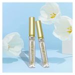 Beauty Forever Diamond Lip Gloss, Clear and Tinted, Vitamin E, Vanilla Flavour, 4ml each (Pack of 2)