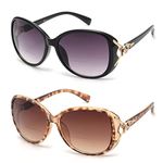 JM Classic Bifocal Reading Sunglasses Reader Glasses for Women UV Protection Outdoor Black+Tortoise 3.5