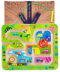 Jaques of London Magnetic Maze Toy | Early Development & Activity Toys | Perfect Magnetic Toys for Kids | Wooden Toddler Toys for Girls and Boys Toys | Since 1795