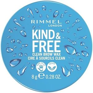 Rimmel London - Kind & Free Brow Wax, Easy to Apply, Long-Lasting Hold, No Flaking, No Residue, Lifted Brows -
