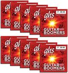 GHS Strings GHS Boomers Roundwound Electic Guitar Strings Custom Light GBCL 10 Pack (9-46)