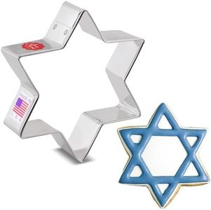 Star of David Cookie Cutter 3.8" Made in USA by Ann Clark