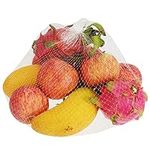 Hedume 200 Pack Plastic Mesh Bags, Produce Bags, Mesh Storage Food Bags for Grocery Shopping & Storage of Fruit Vegetable seadfood & Garden Produce