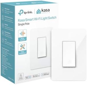 Kasa Smart Light Switch HS200, Single Pole, Needs Neutral Wire, 2.4GHz Wi-Fi Light Switch Works with Alexa and Google Home, UL Certified, No Hub Required , White, HS200