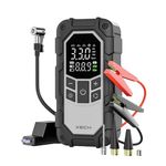 XECH Heavy Duty Jump Starter with Cordless Tyre Inflator | 800A Peak Jump Starter for 4.0L Petrol & 2.0L Diesel Cars | 150 PSI Car & Bikes Pump | Portable Air Compressor with Light (JumpX)