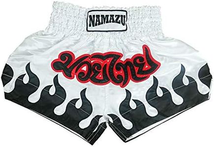 NAMAZU Muay Thai shorts for Men and Women, High Grade MMA Gym Boxing kickboxing Shorts Workout Training Grappling Martial Arts Fight Shorts clothing.