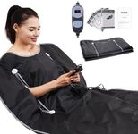 VEVOR Sauna Blanket for Detoxification, Portable Far Infrared Sauna for Home, Oxford Sauna Bag w/Arm Holes & Carbon Fiber Heating, 1-6 Level Adjustable Temp 35-80°C, 5-60 Minutes Timer, 1800x800mm