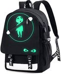 Anime Laptop Backpack for Boys, School Bags Bookbags for Teen Boys, Kodama, One Size, Modern