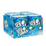 ICE BREAKERS ICE CUBES Peppermint Sugar Free Chewing Gum, Made with Xylitol, 3.24 oz Cube Bottles (4 Count, 40 Pieces)