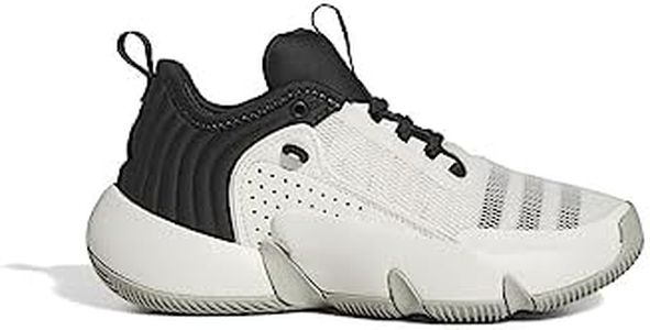 adidas Trae Unlimited Shoes, Scarpe da Basket, Cloud White/Carbon/Metal Grey, 35 EU