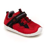 Stride Rite baby boys Soft Motion Kylo Sneaker, Red, 3.5 Wide Infant US