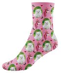 Hippowarehouse Personalised Printed Pet Sock Cute Dog Cat Any Photo Christmas Unicron Pattern Sock 26.5cm 35cm 40cm