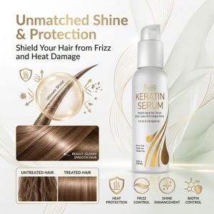 VITAMINS Hair Serum – Keratin Anti-Frizz Treatment with Biotin & Collagen